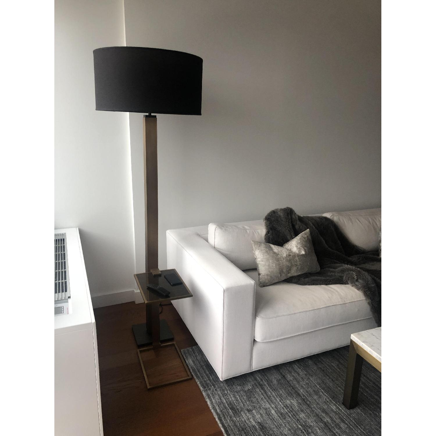 Restoration Hardware Maddox White Modern Sofa - image-2