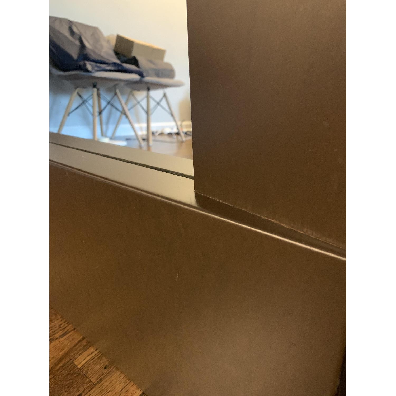 Crate & Barrel Colby Bronze Floor Mirror - AptDeco