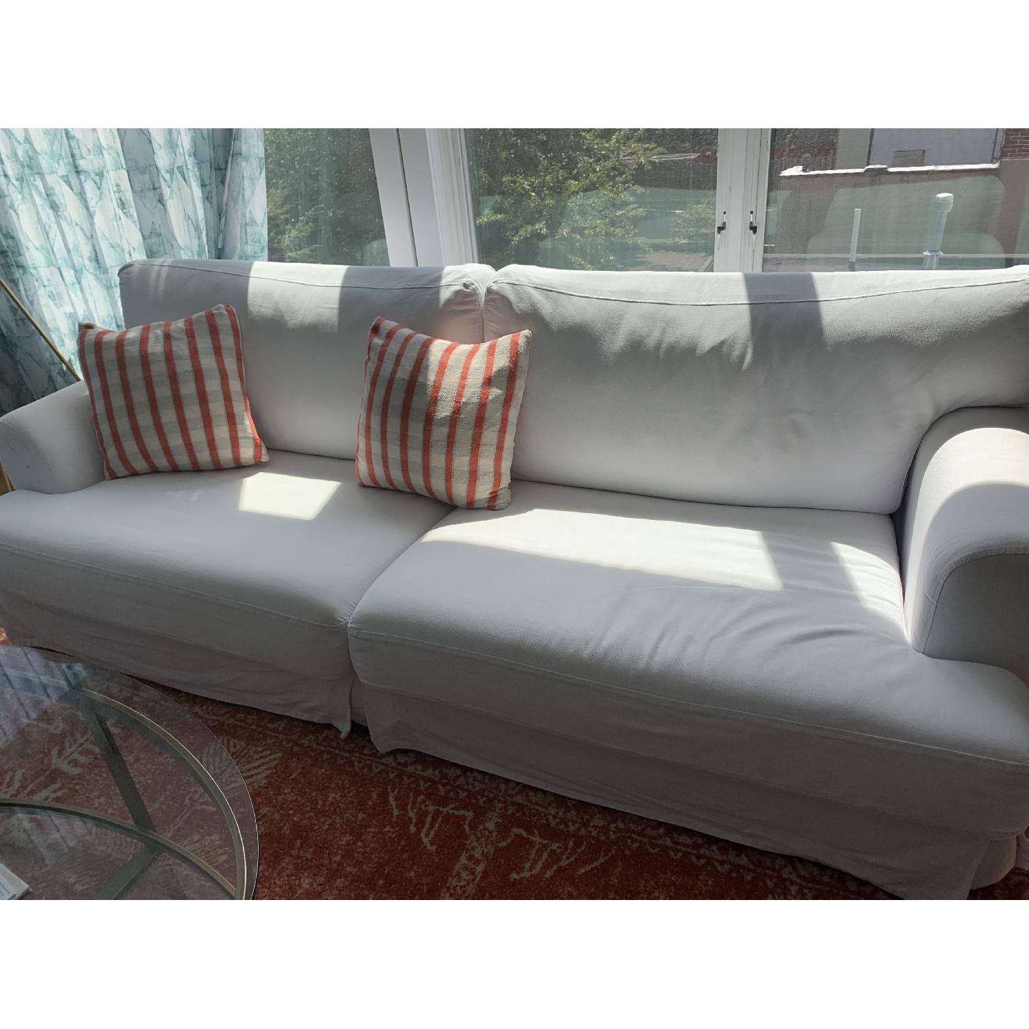 Ikea Hovas Sofa w/ Extra Custom Covers AptDeco