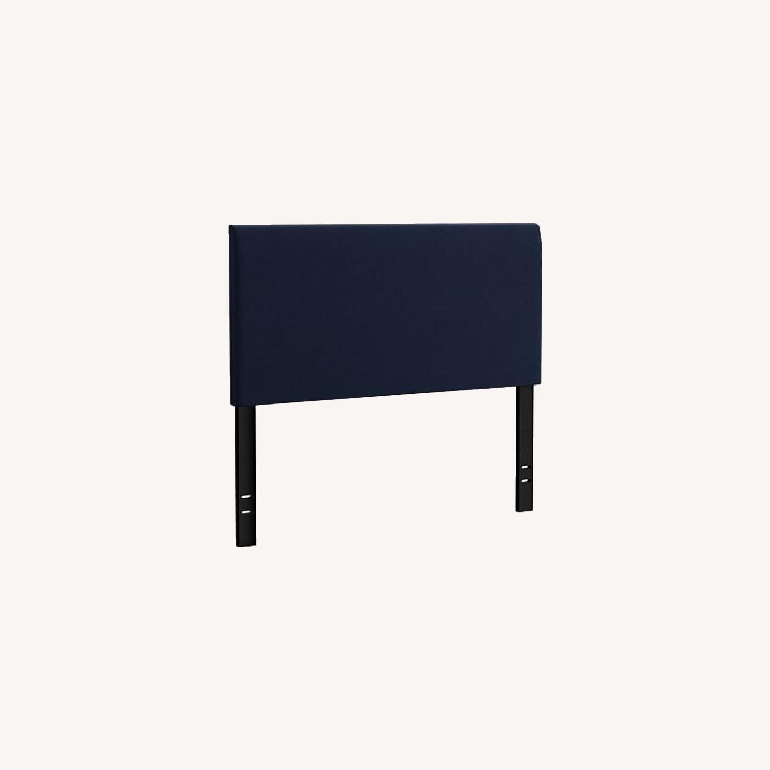 West Elm Andes Full Size Headboard in Performance Velvet AptDeco