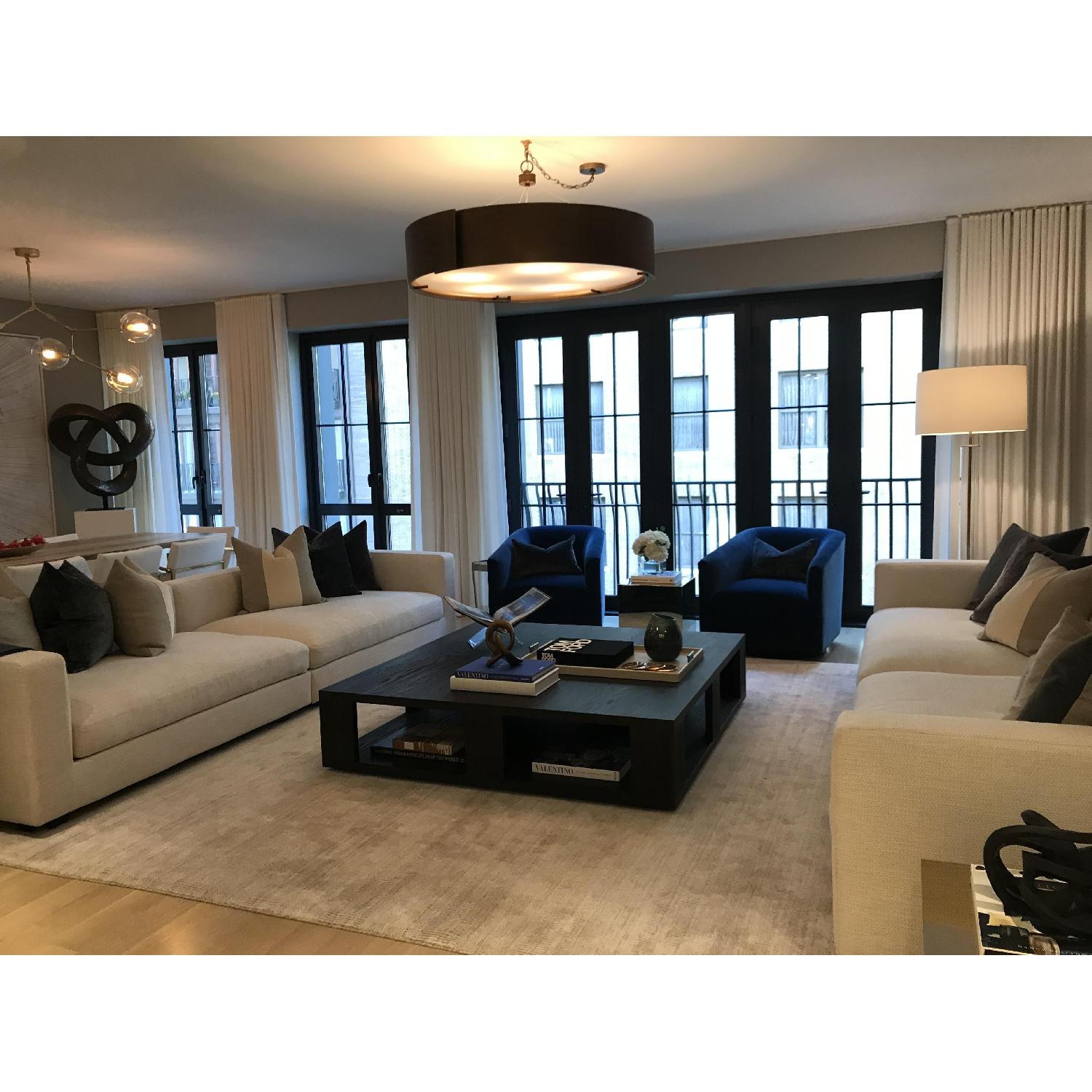 Restoration Hardware Modern Hayes Large Square Coffee Table - image-3