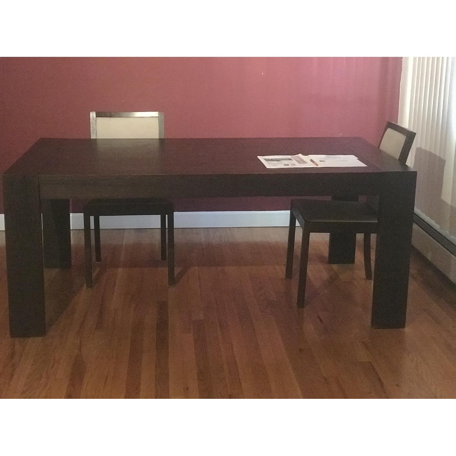 Bloomingdale's Dining Table w/ 3 Chairs - image-2