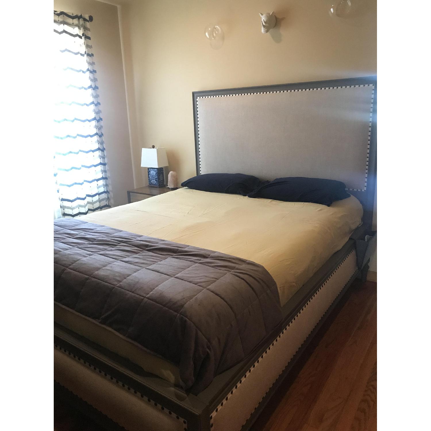 Restoration Hardware Maison Panel Fabric Bed AptDeco