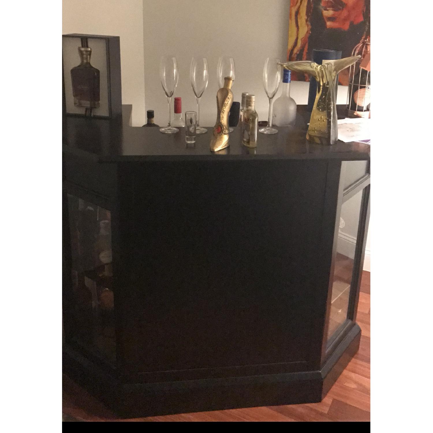 Wood Dry Bar AptDeco