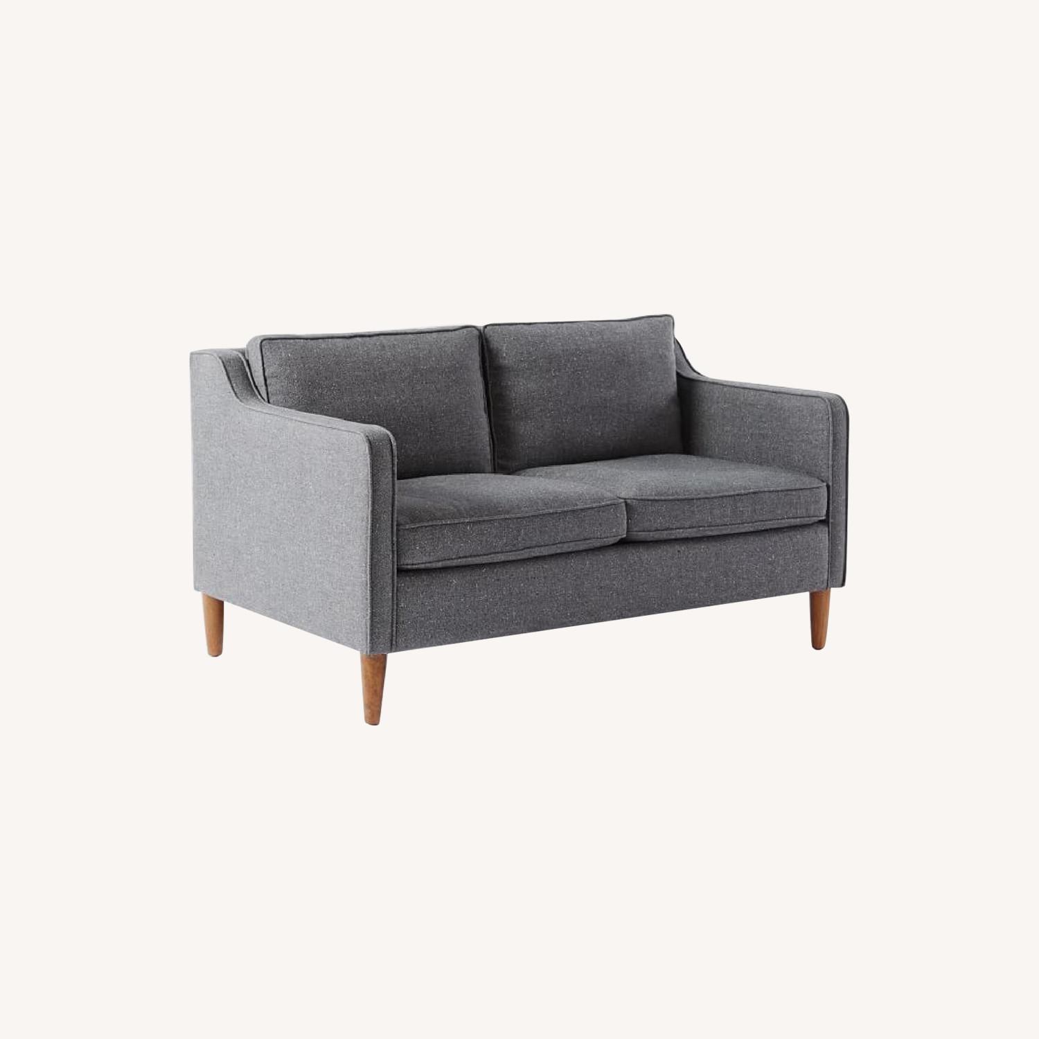 West Elm Hamilton Upholstered Loveseat AptDeco