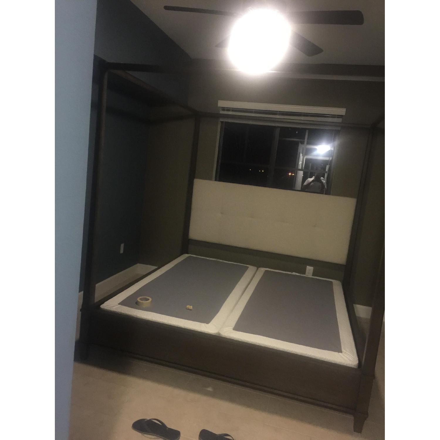 Ethan Allen King Canopy Bed - image-1