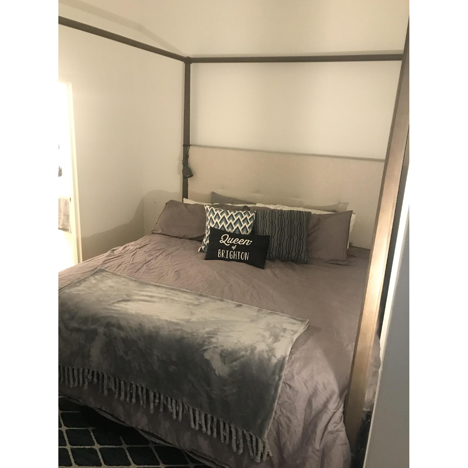 Ethan Allen King Canopy Bed - image-3