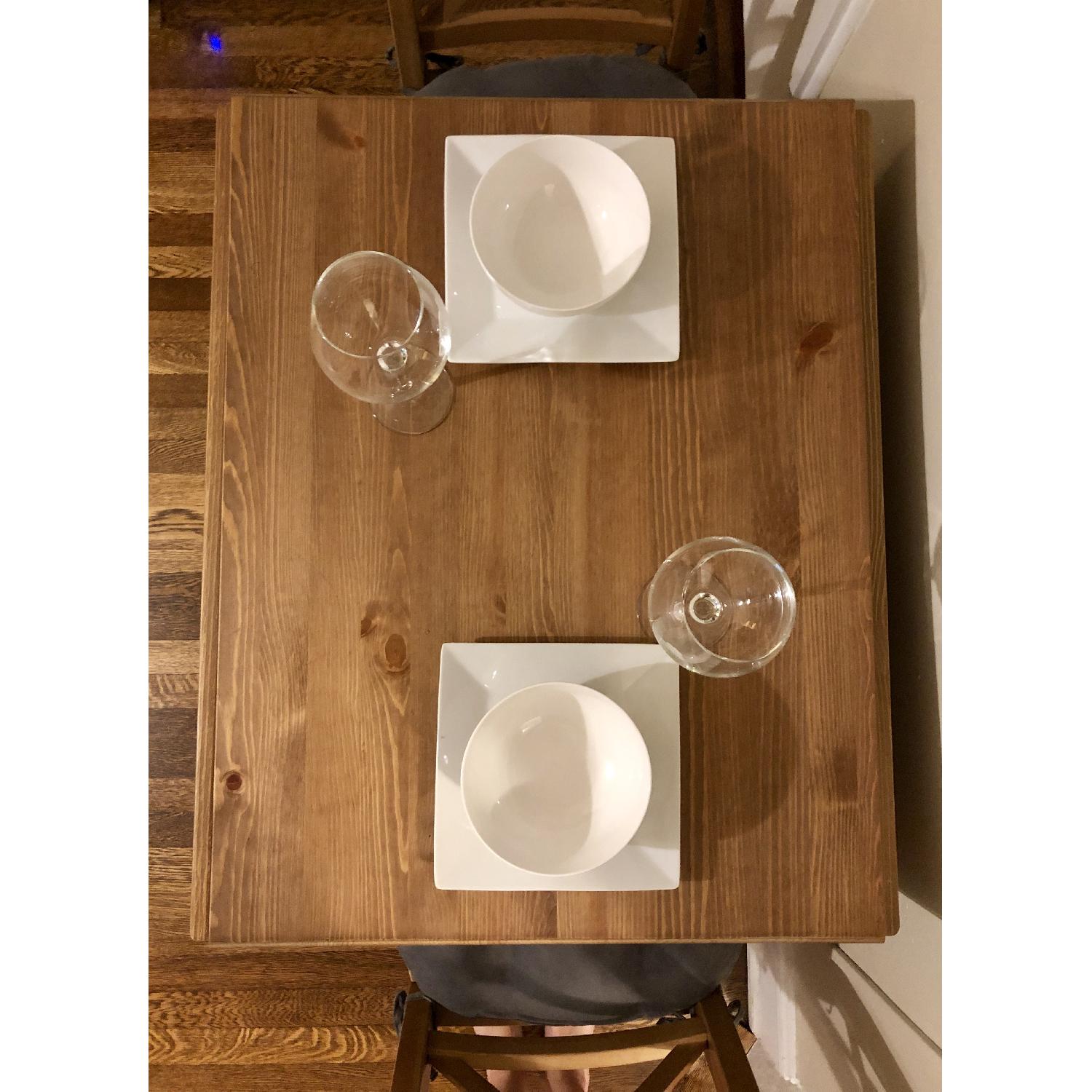 Ikea Ingatorp Drop-leaf Table w/ 2 Chairs - image-6