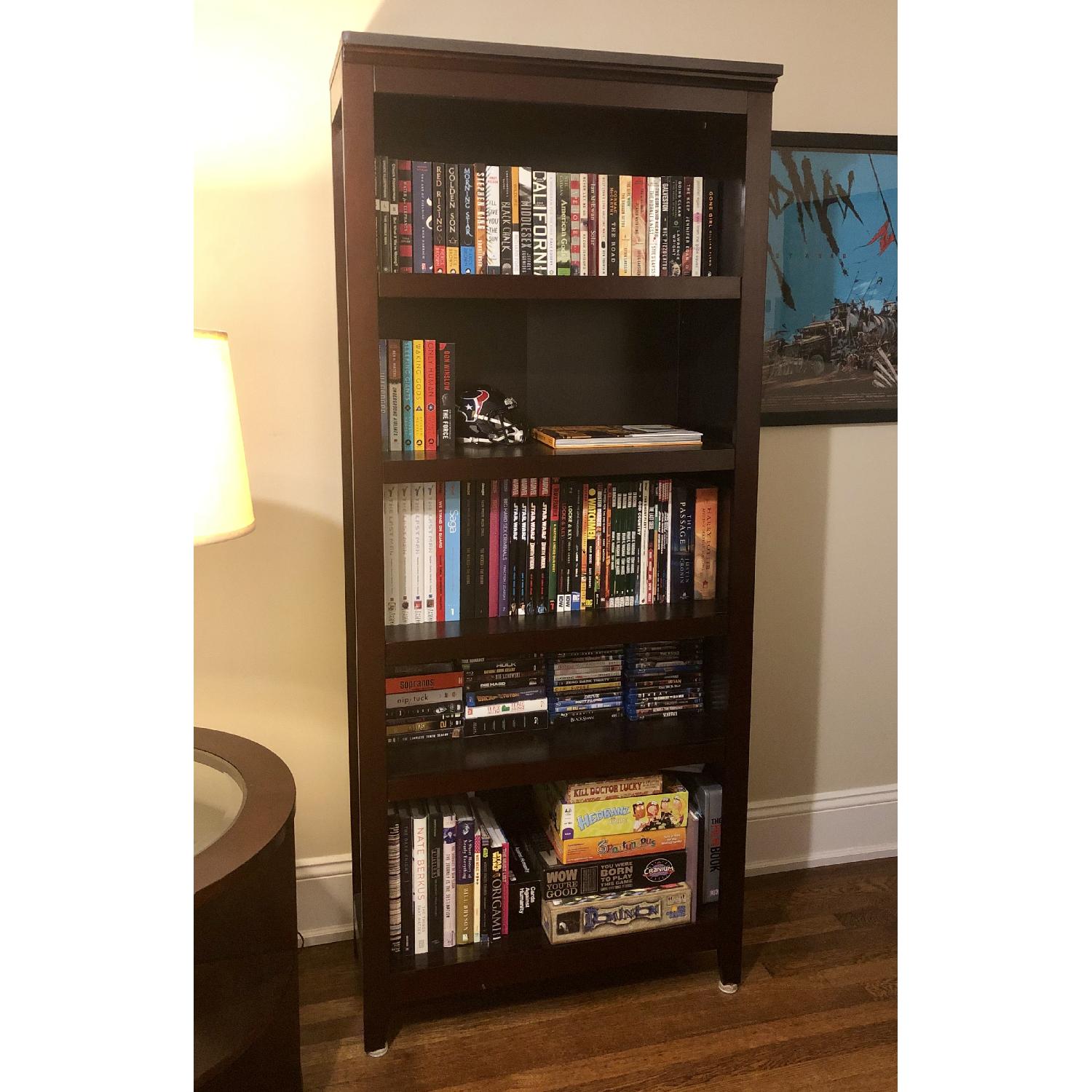 Threshold Carson 5 Shelf Bookcase in Espresso - image-1
