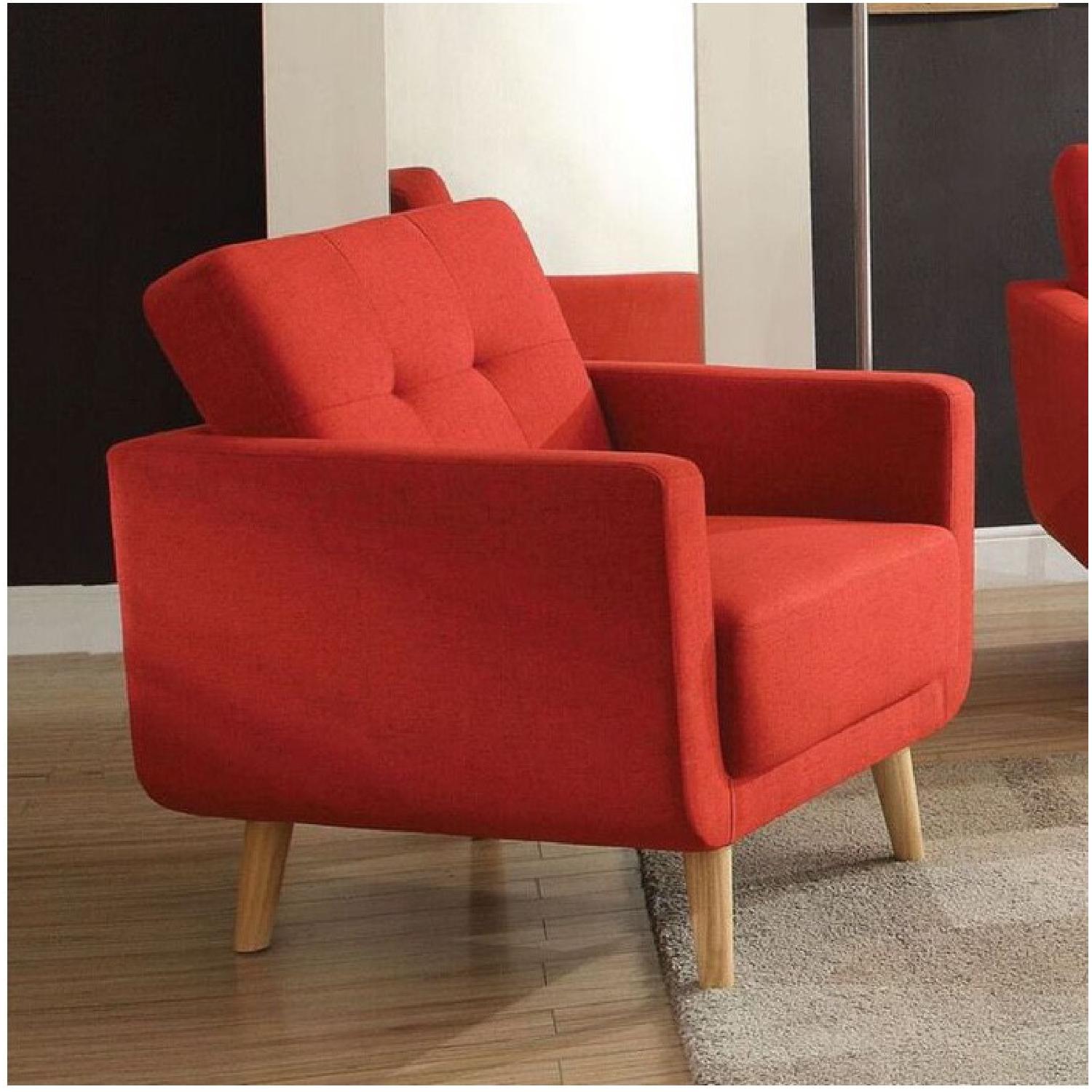 Red Arm Chair - image-1