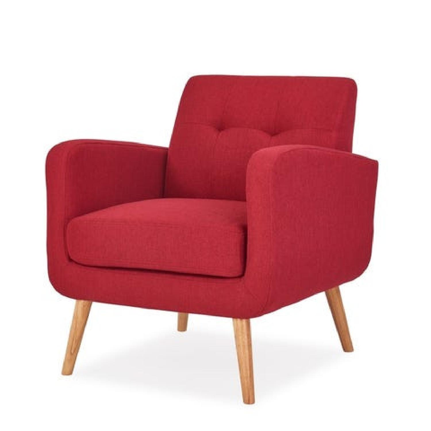 Red Arm Chair - image-0