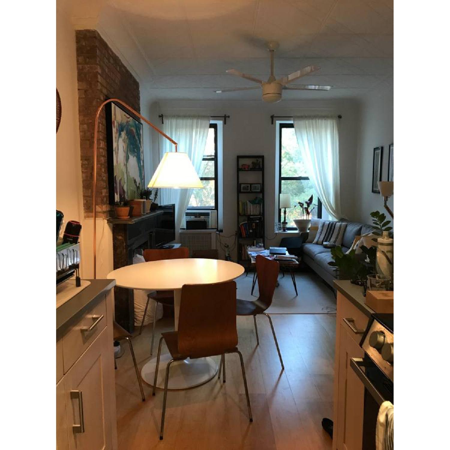 CB2 Odyssey White Round Dining Table - image-2