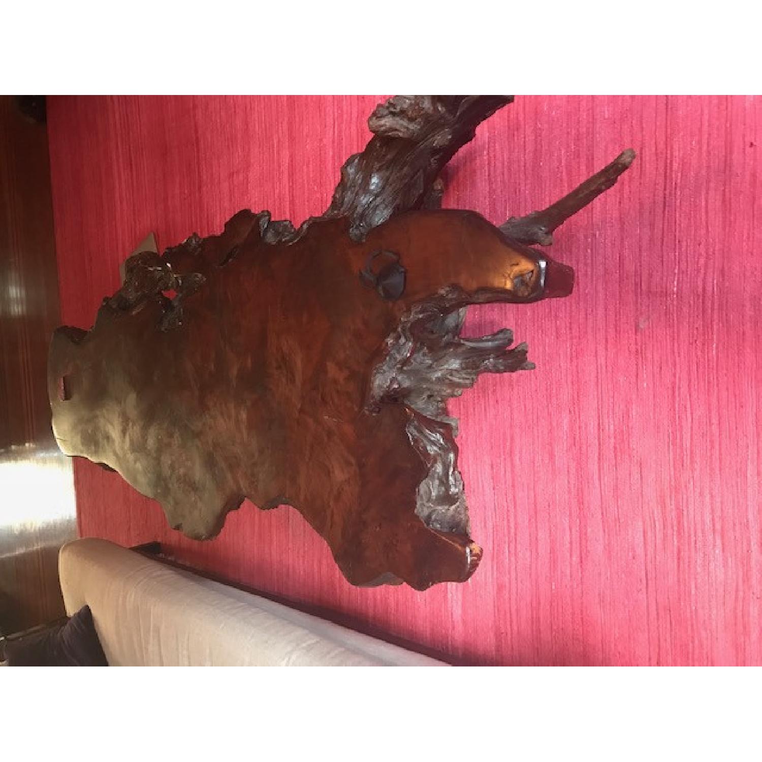 Mahogany Wood Coffee Table - image-3