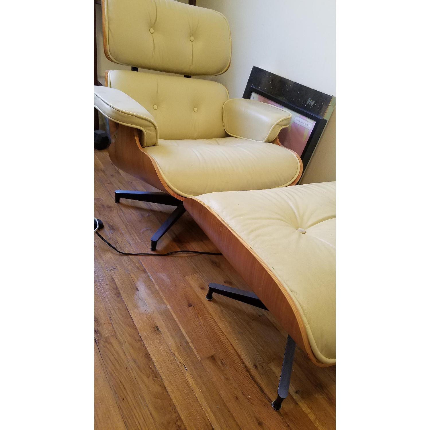 Replica Eames Recliner & Footstool - image-5
