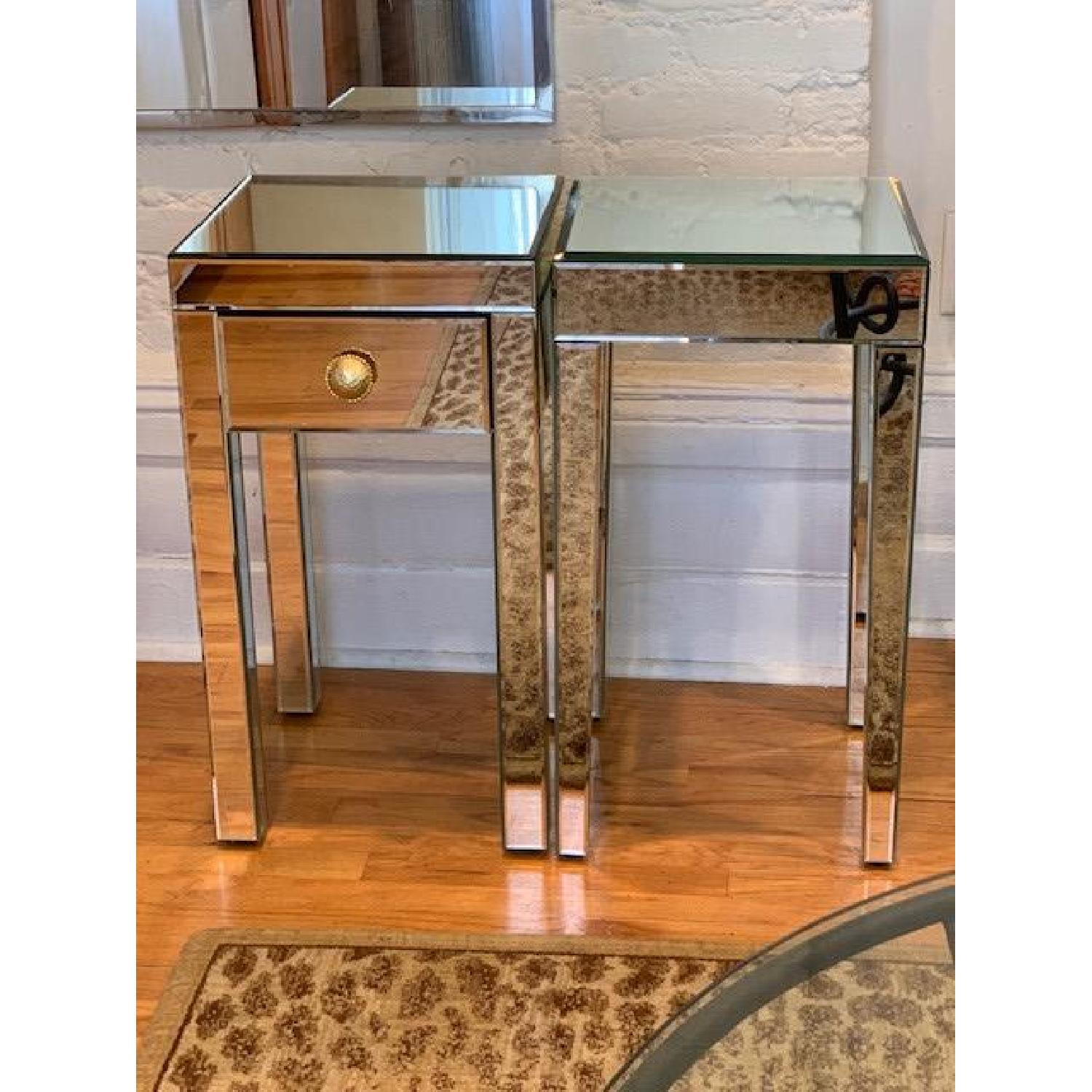 Target Mirrored End Tables AptDeco