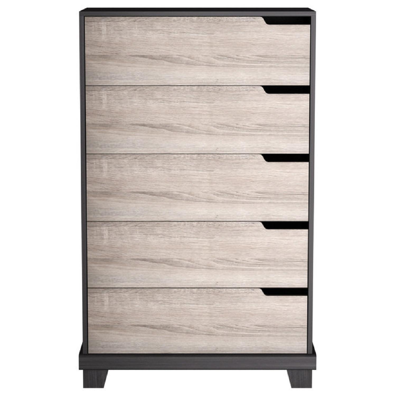 Homestar Waterloo Drawer Chest in Java Brown/Sonoma - image-0