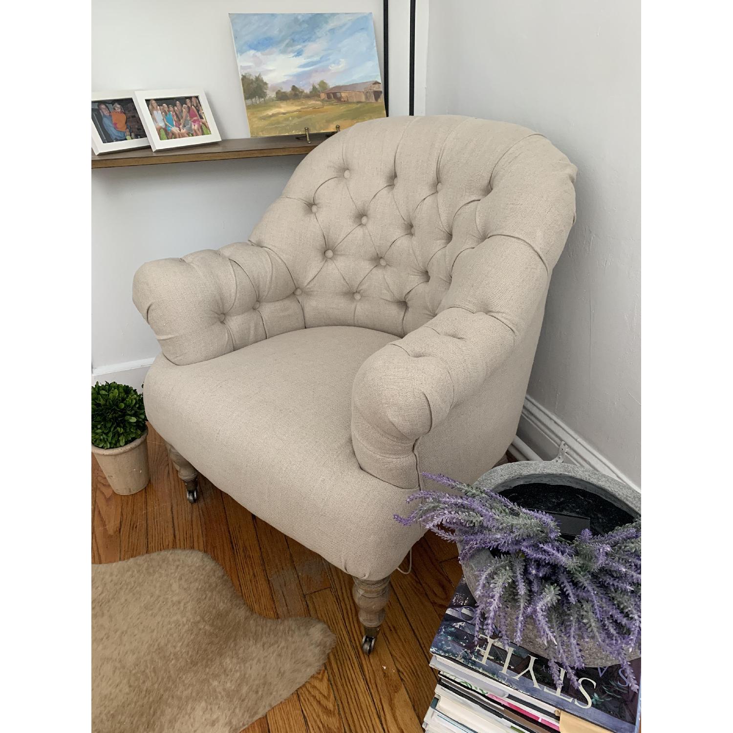 Joss & Main Tufted Armchair - image-1