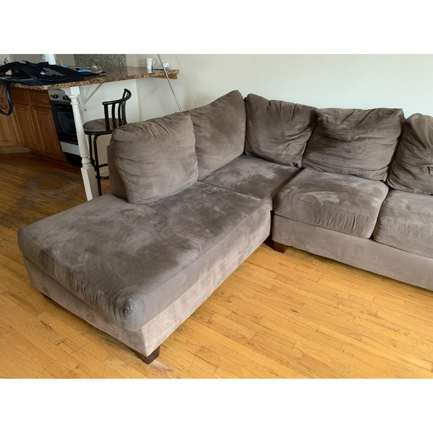 Bob's Glacier L-Shaped Sleeper Sectional Sofa - image-3