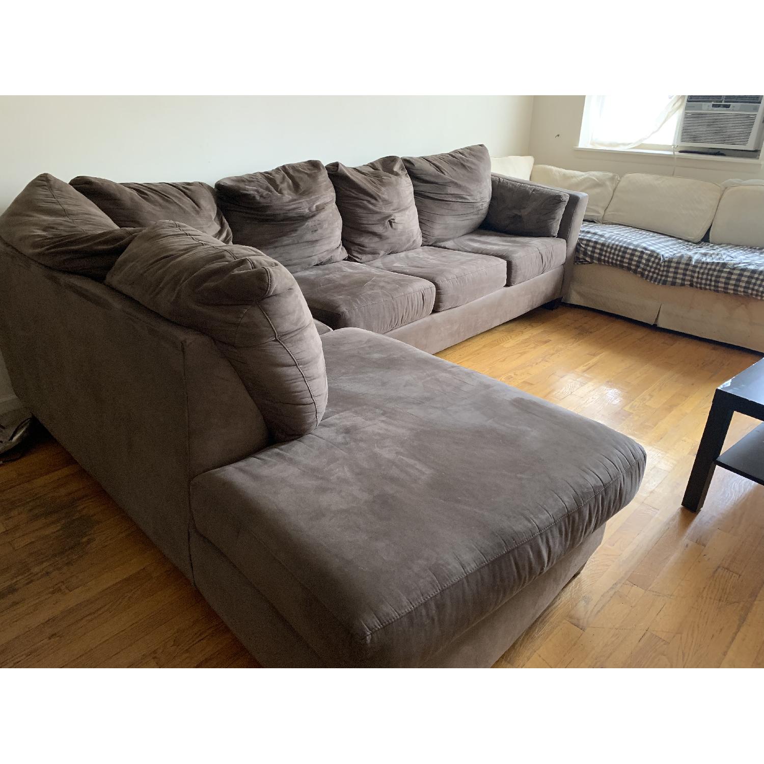 Bob's Glacier L-Shaped Sleeper Sectional Sofa - image-4