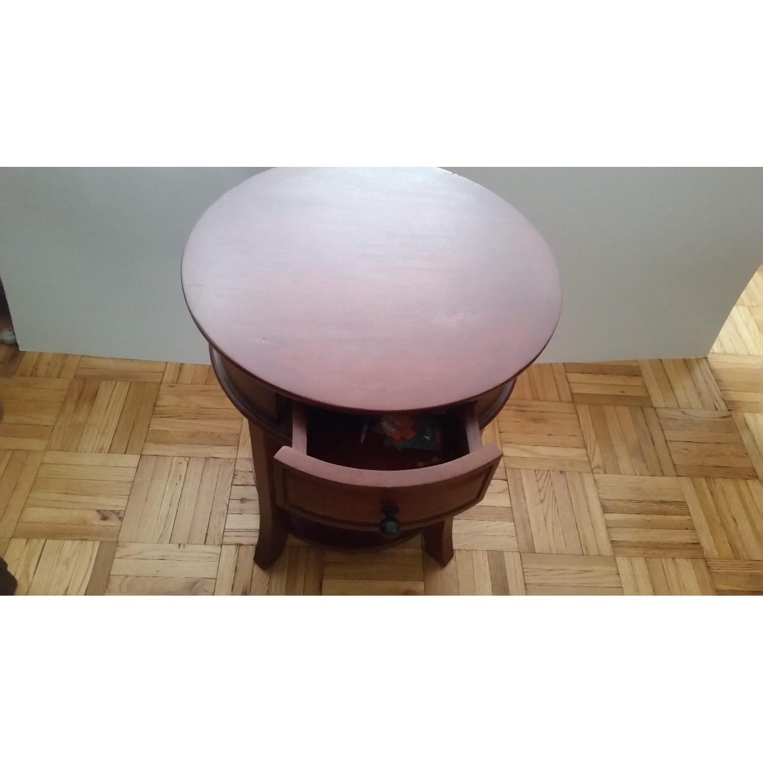 Vintage Mahogany End Tables - image-1