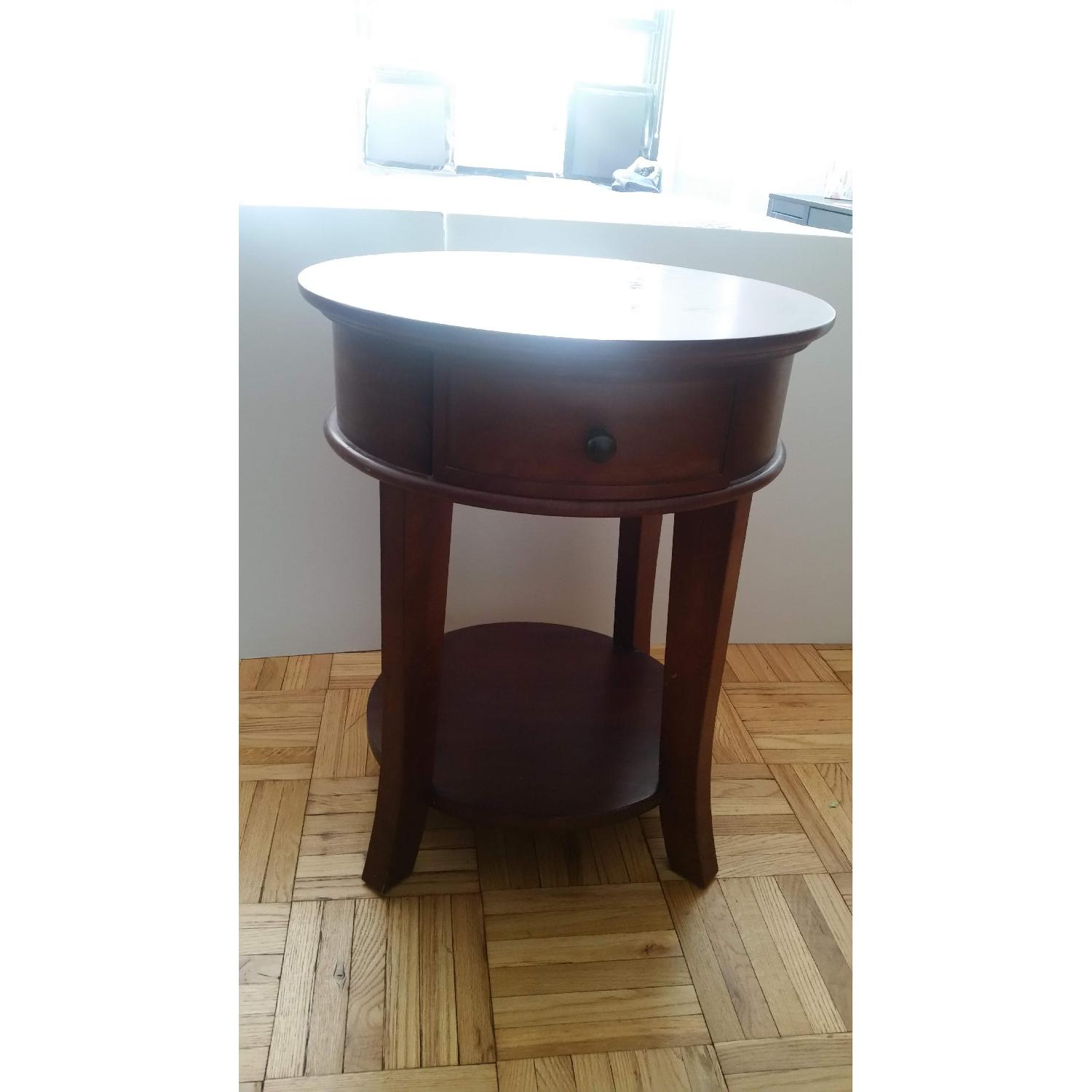 Vintage Mahogany End Tables - image-2