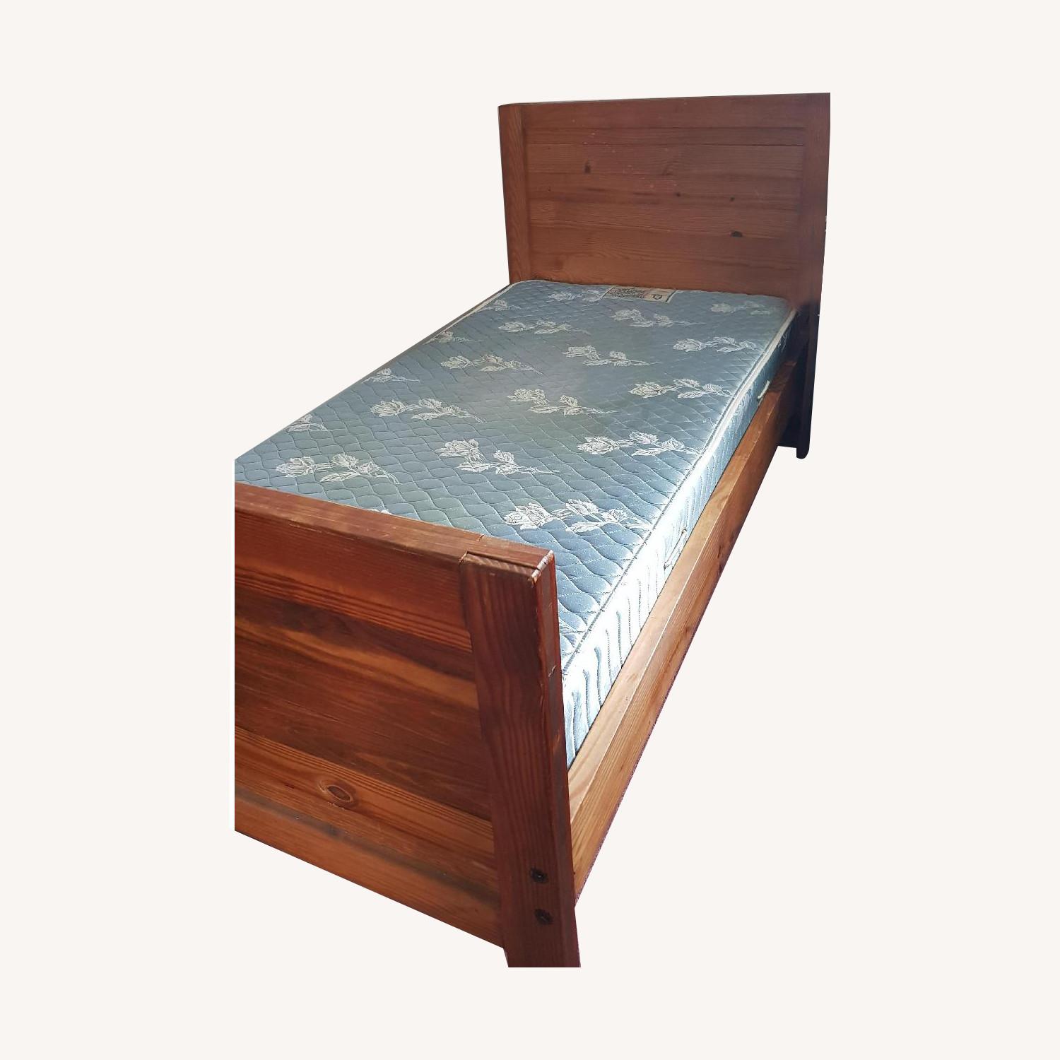 Solid Wood Twin Bed Frame - image-3