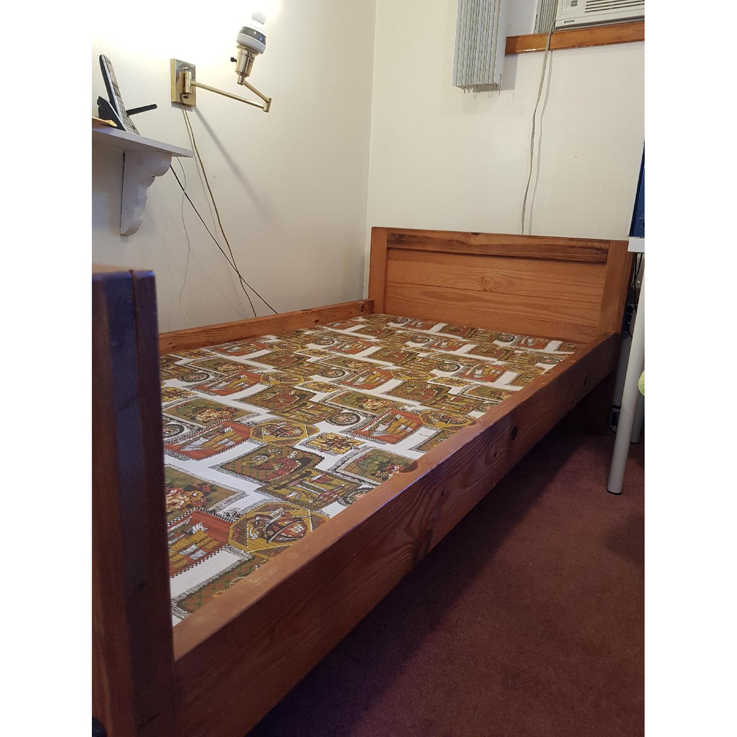 Solid Wood Twin Bed Frame - image-4