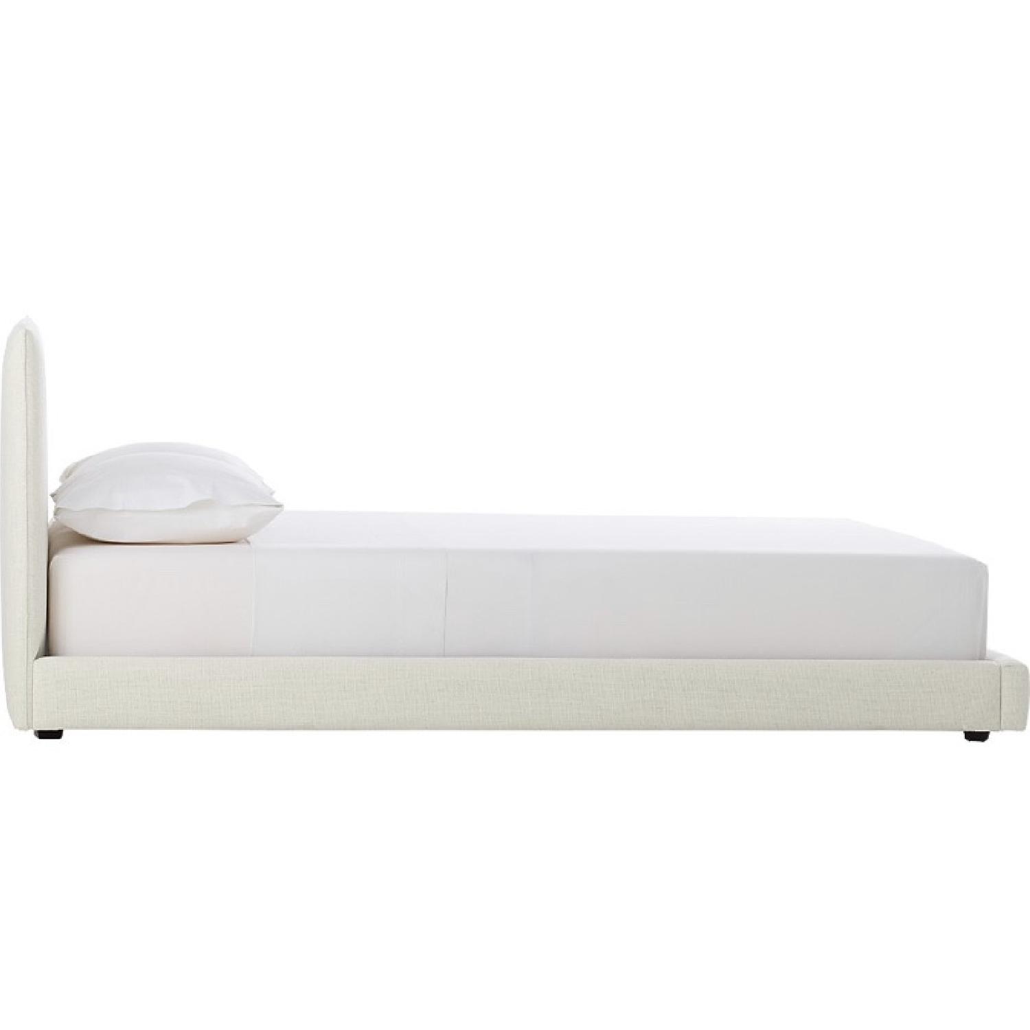 CB2 Facade Upholstered Queen Bed AptDeco