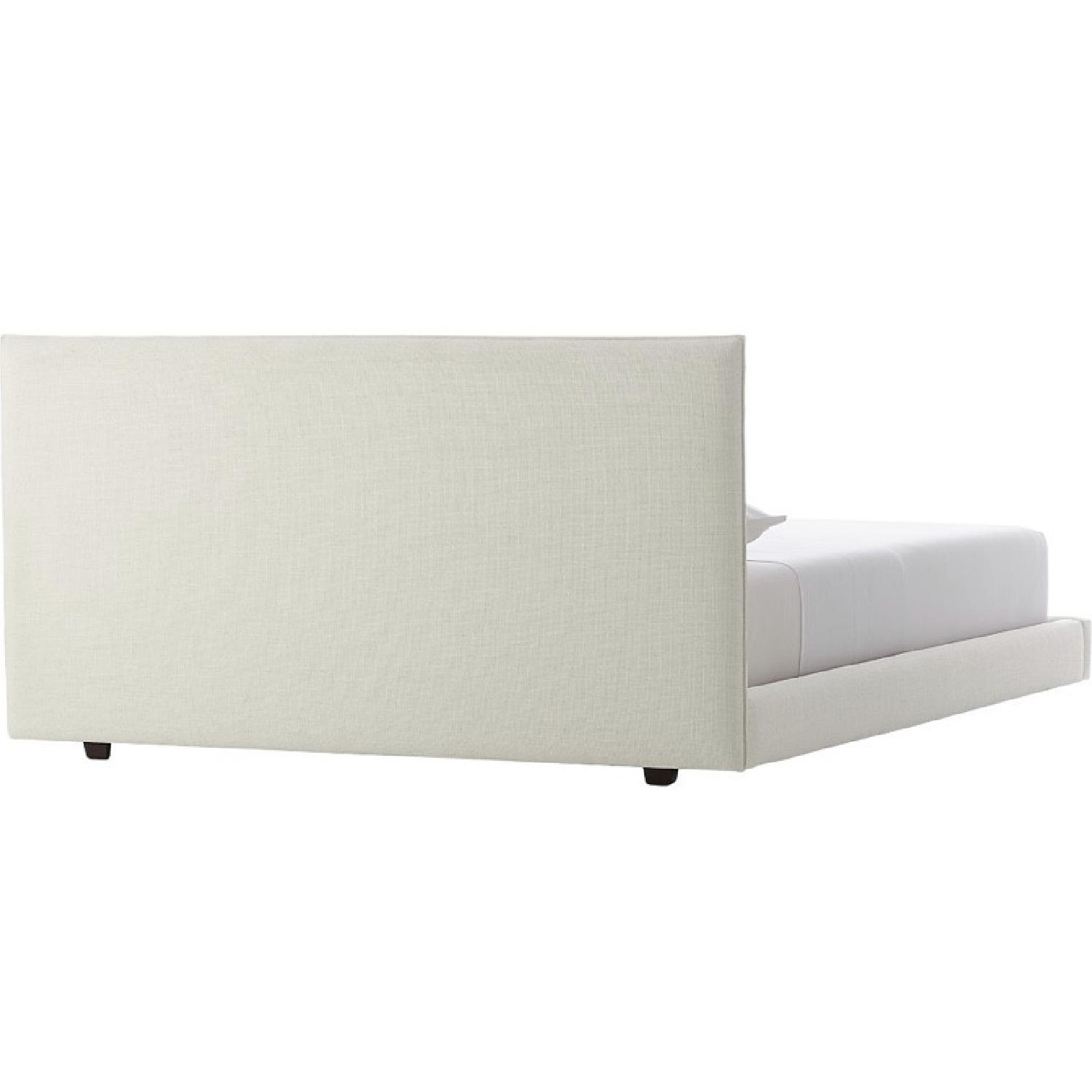 CB2 Facade Upholstered Queen Bed AptDeco