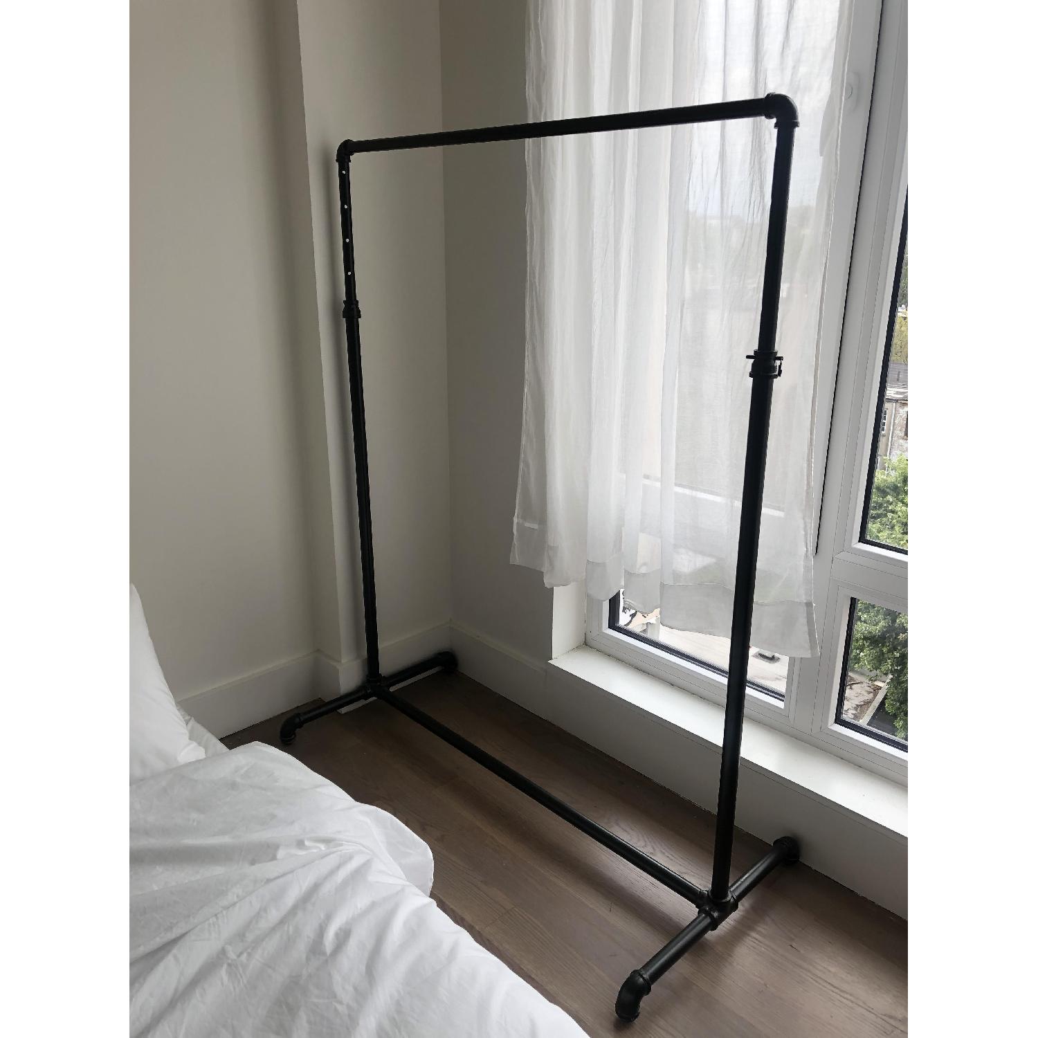 Single Rail Ballet Bar Clothing Rack - image-2