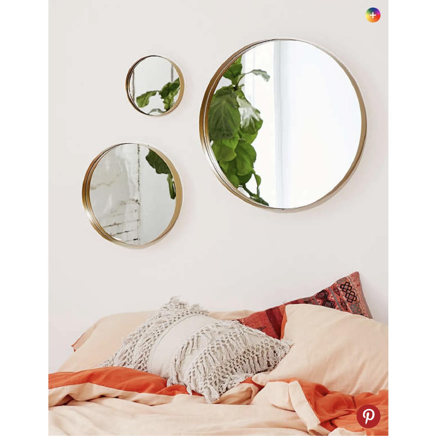 Urban Outfitters Averly Circle Mirror AptDeco