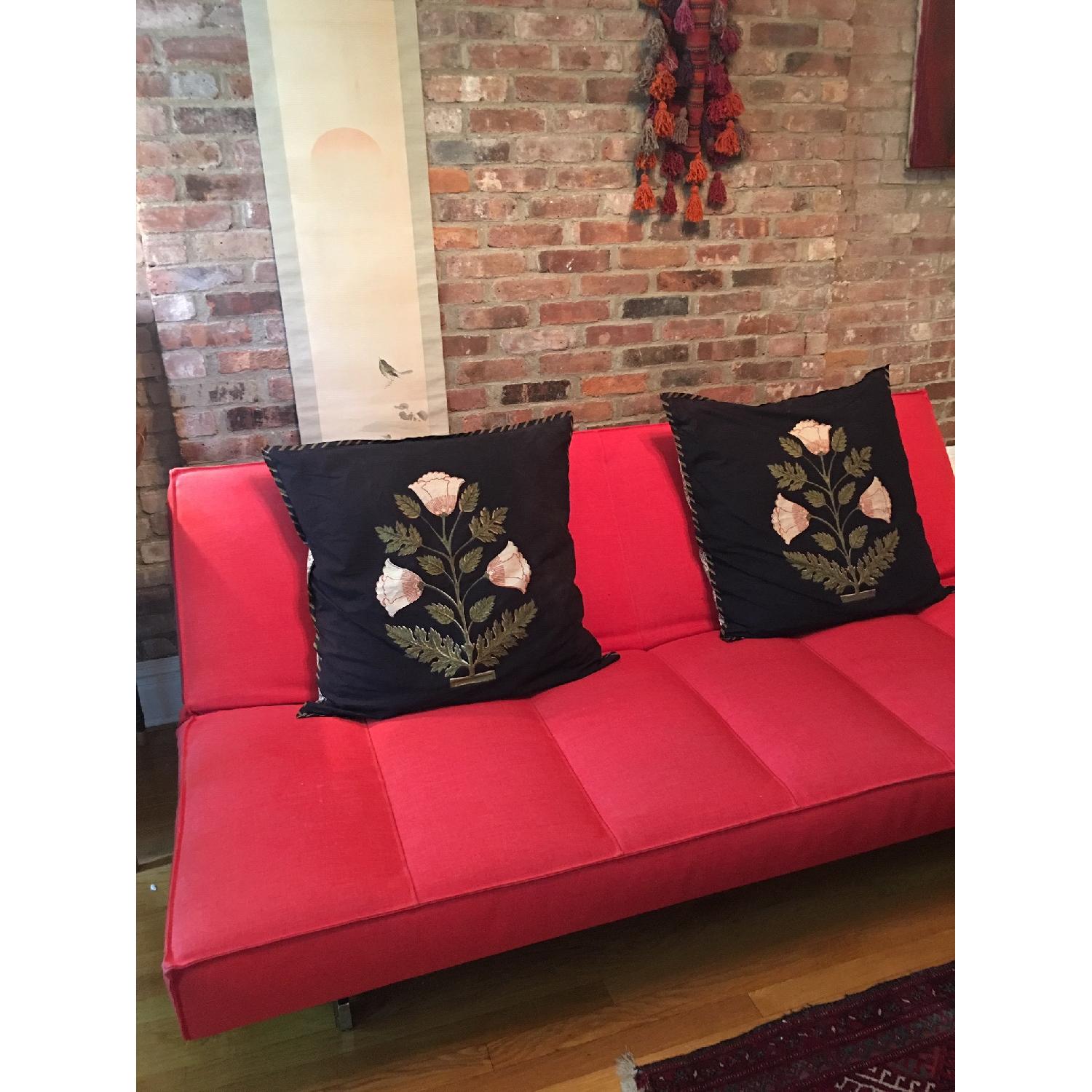 CB2 Flex Sleeper Sofa in Orange - image-2