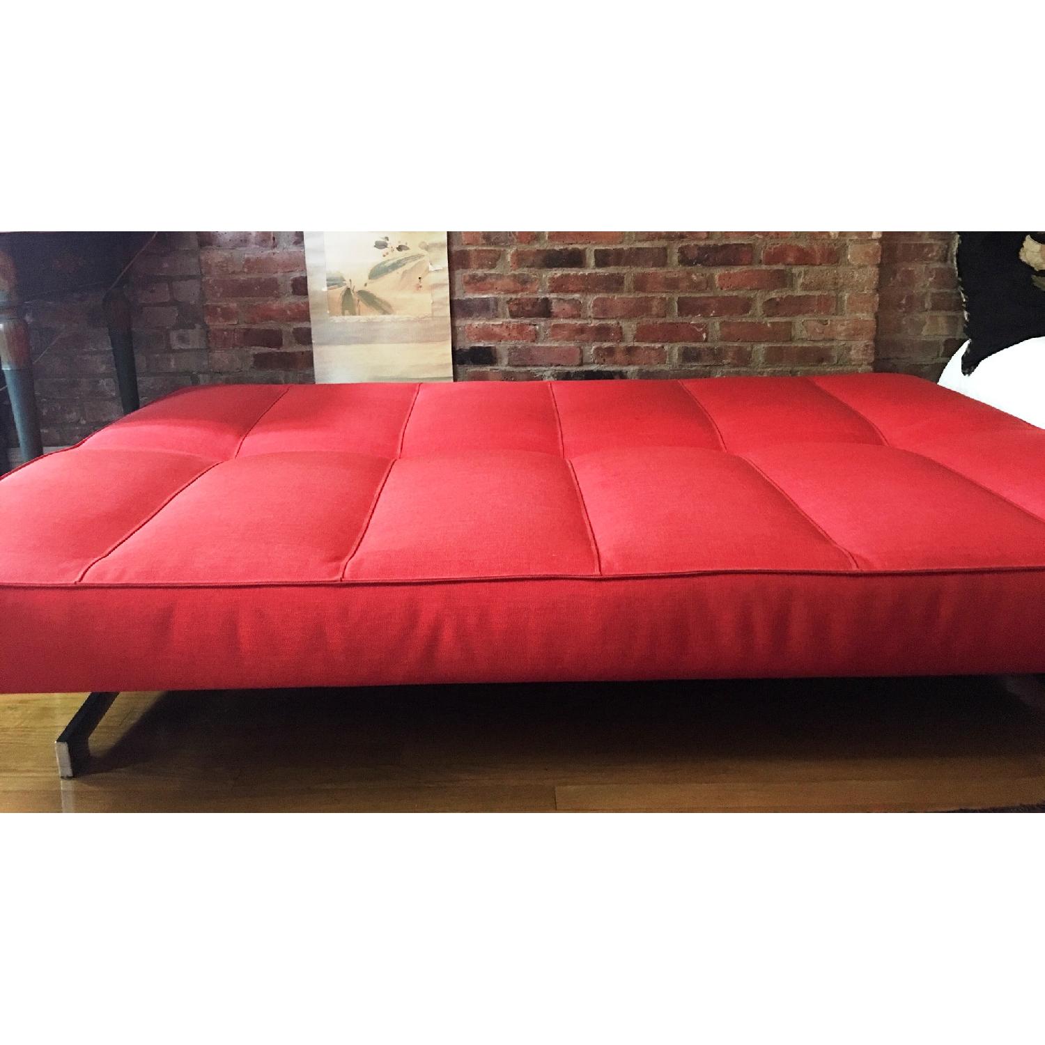 CB2 Flex Sleeper Sofa in Orange - image-3