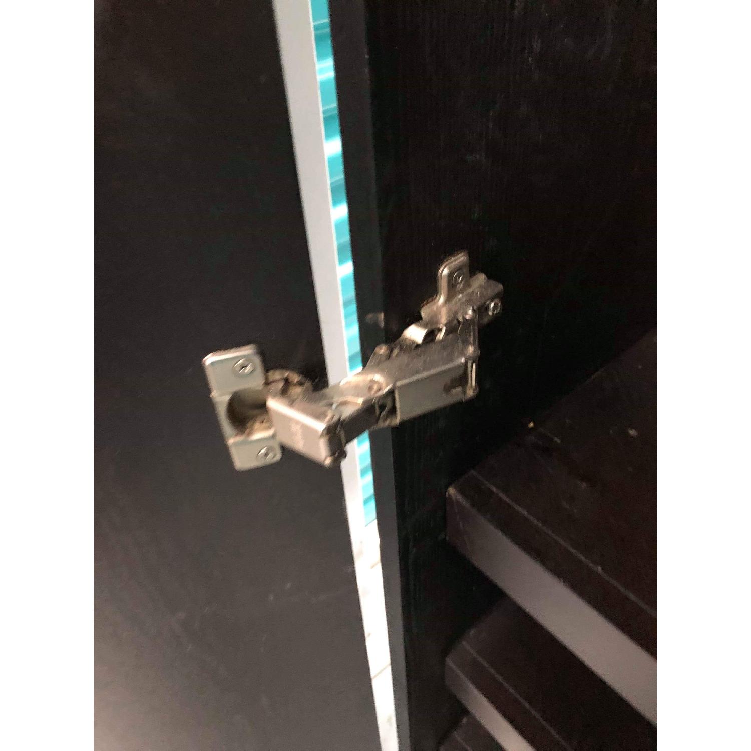 West Elm Black Armoire/Wardrobe - image-5