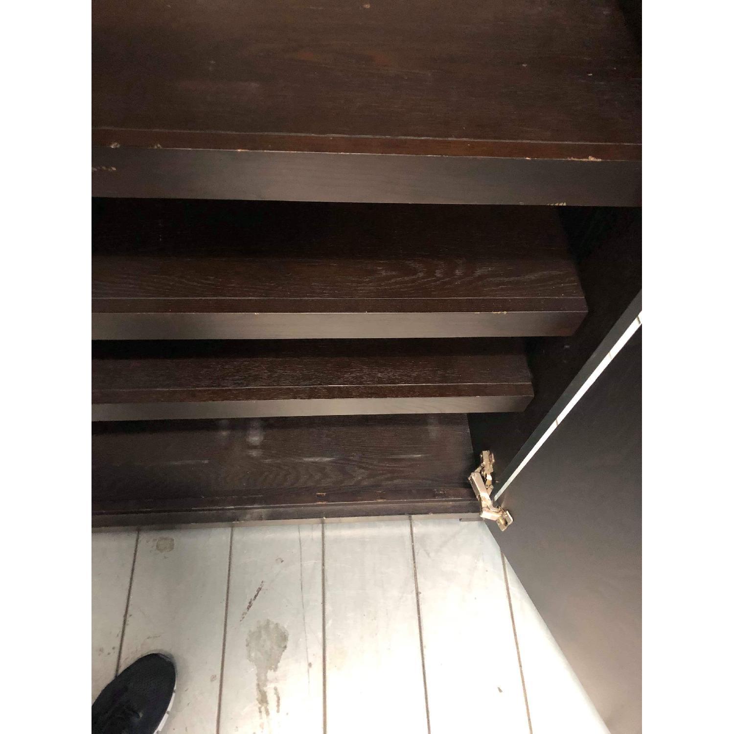 West Elm Black Armoire/Wardrobe - image-11