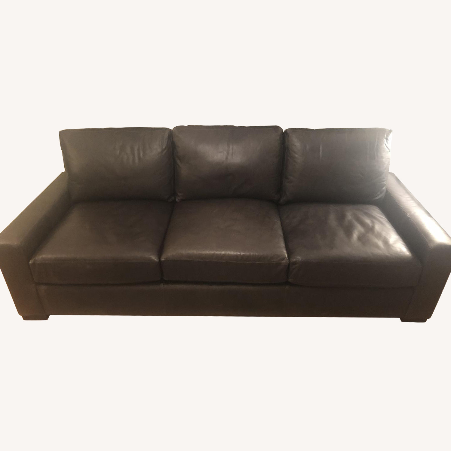 Restoration Hardware Maxwell Leather 3-Seater Sofa