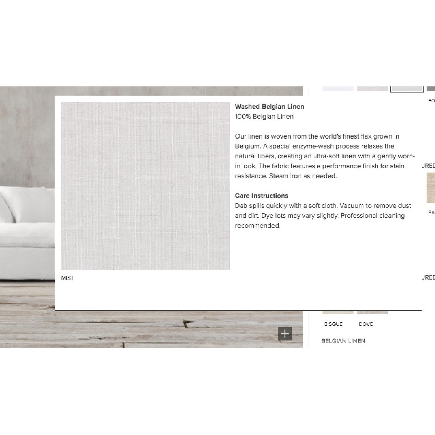 Restoration Hardware Cloud Modular Chaise Sectional &Ottoman - image-3