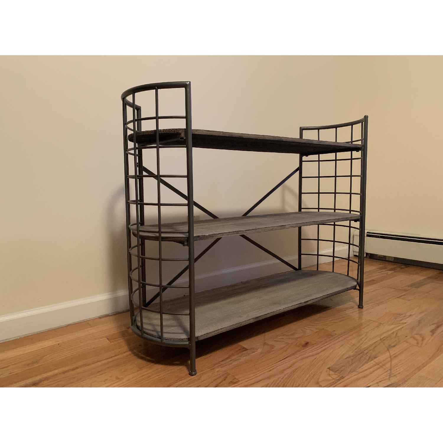 Rustic Industrial 3 Shelf Bookcase - image-1