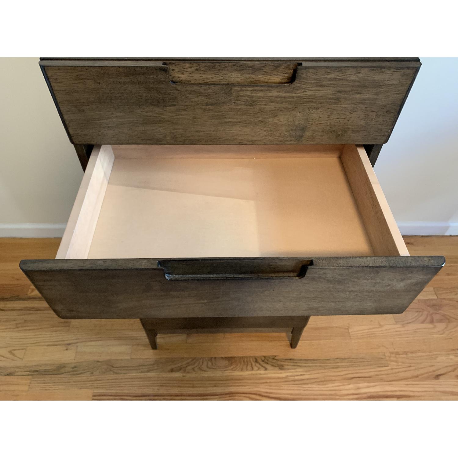 5 Drawer Narrow Wood Dresser - image-5