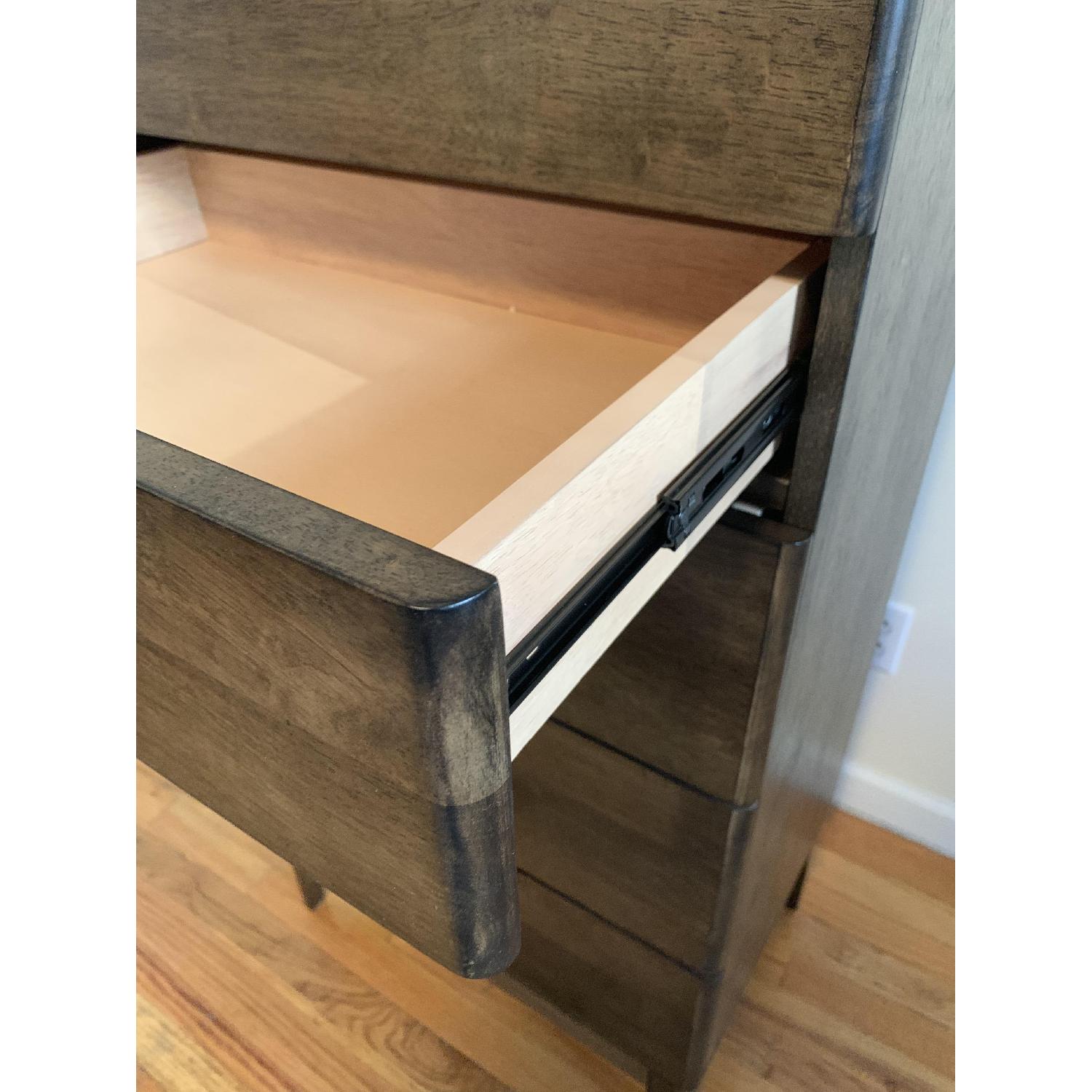 5 Drawer Narrow Wood Dresser - image-6