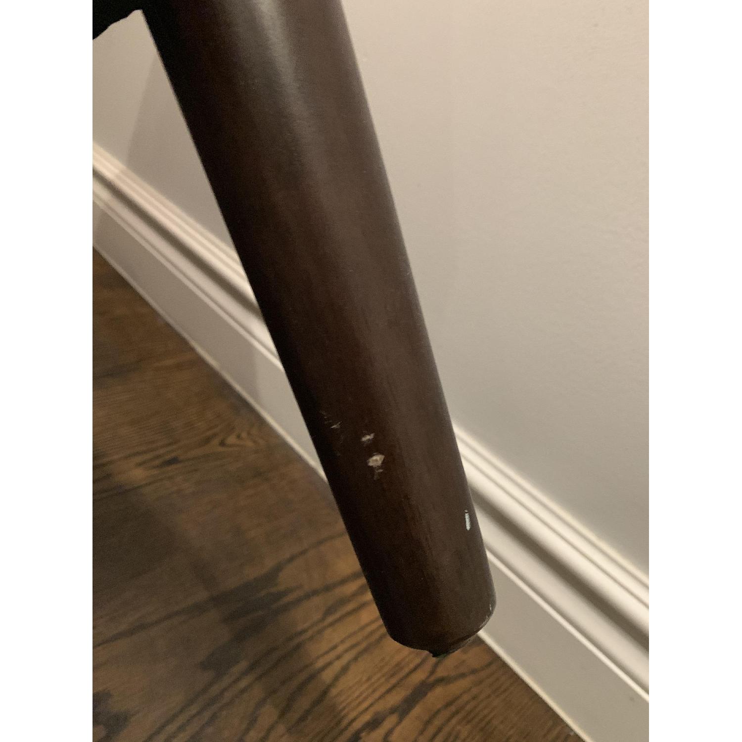 Black & Cream Slipper Accent Chair - image-6