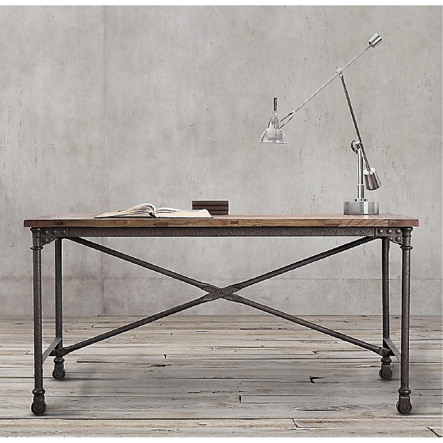 Restoration Hardware Flatiron Desk - image-5