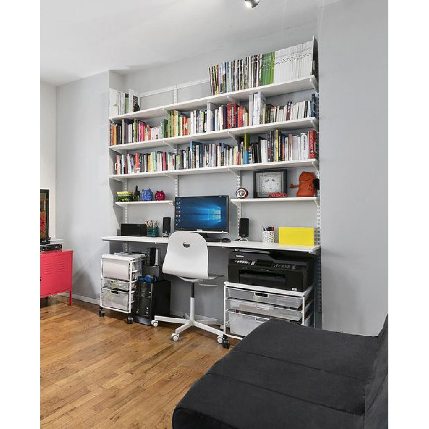 Container Store Elfa Desk and Bookshelf Components - image-1