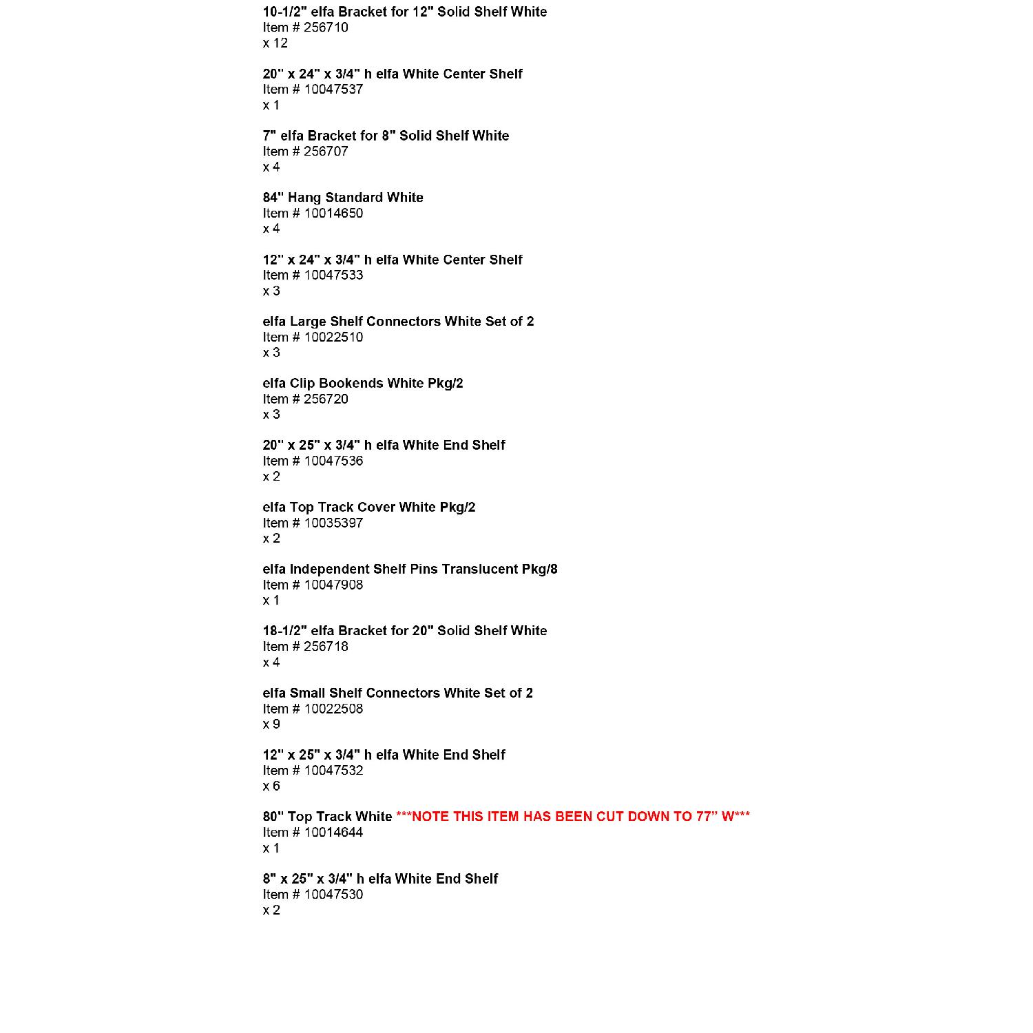 Container Store Elfa Desk and Bookshelf Components - image-3