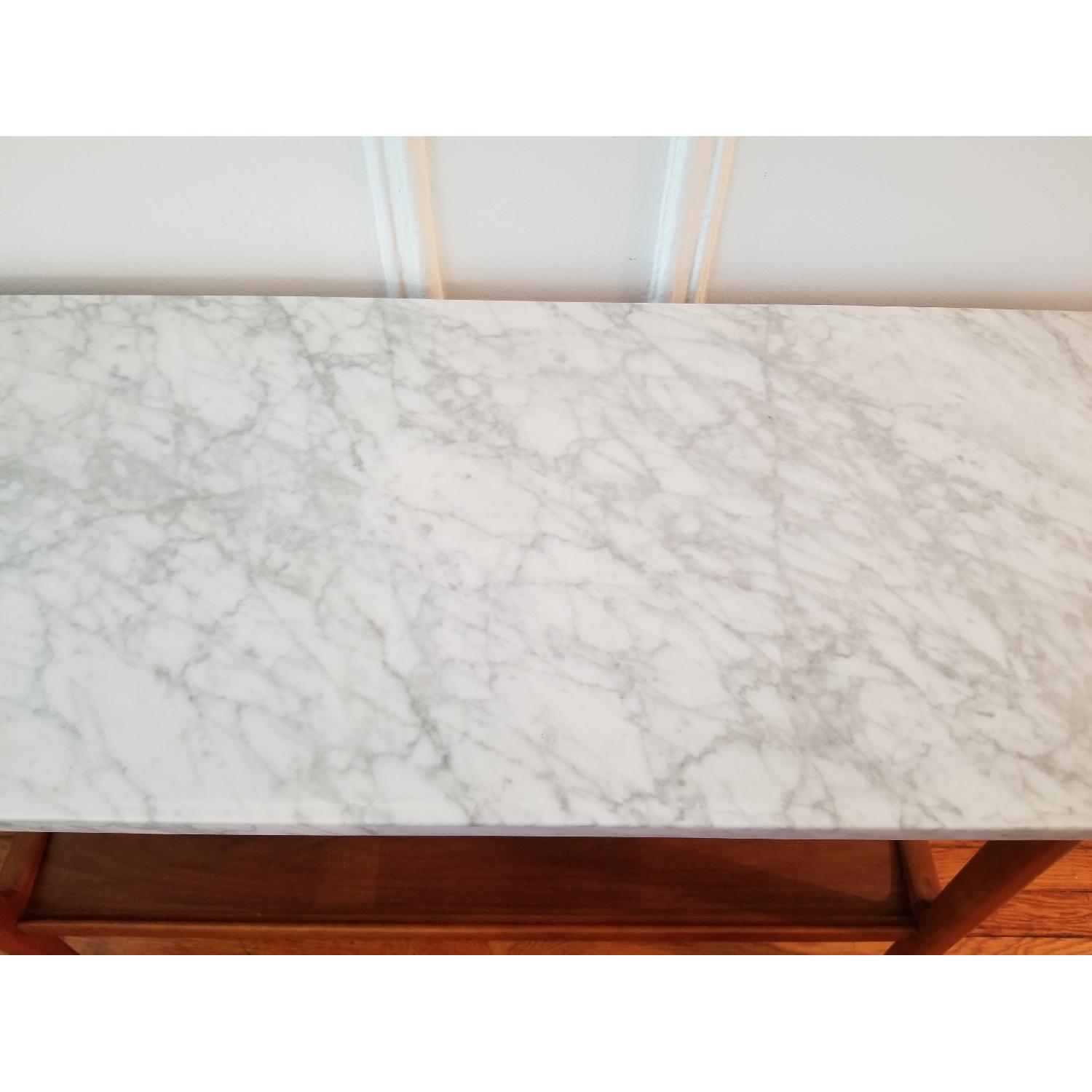 West Elm Reeve Marble-Top Console Table - image-1