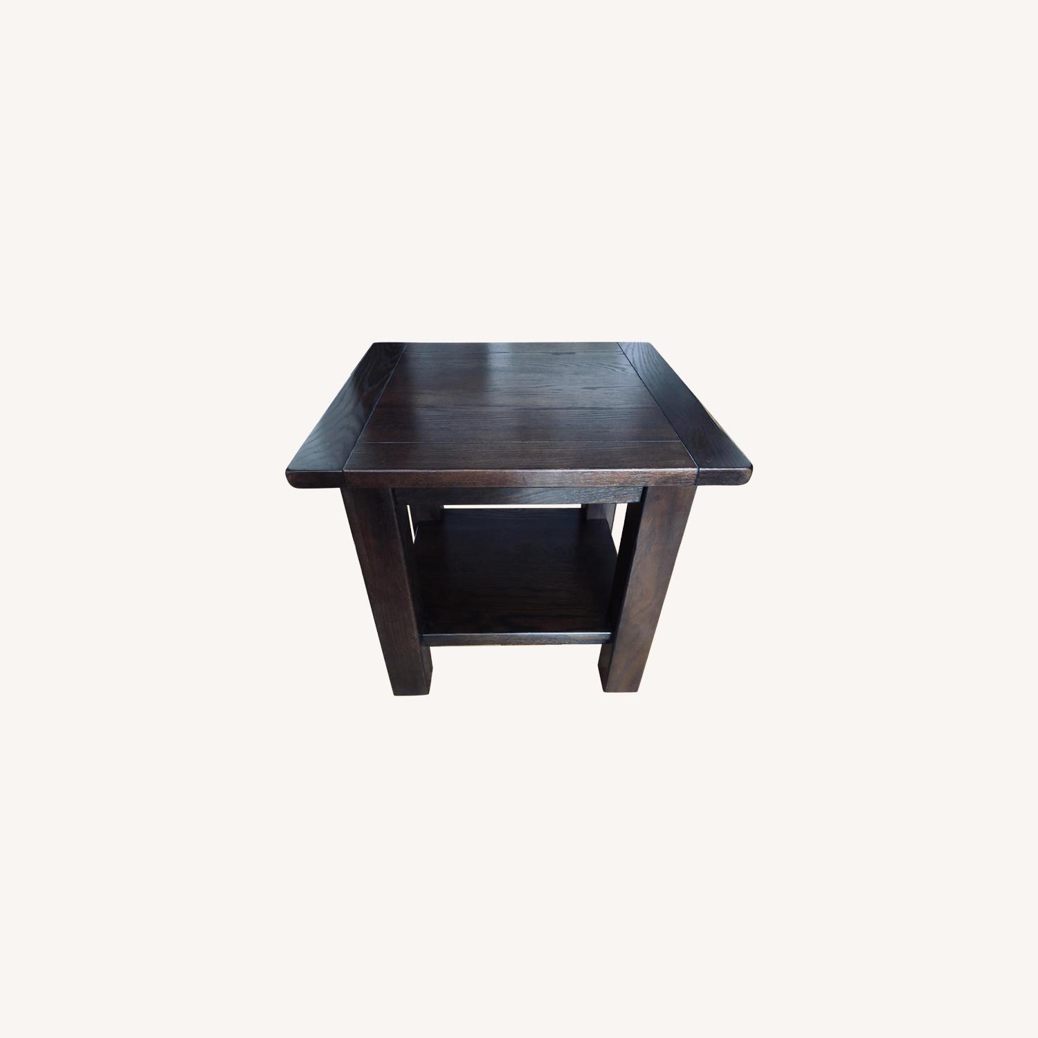 Pottery Barn Benchwright Cube Side Table - image-0