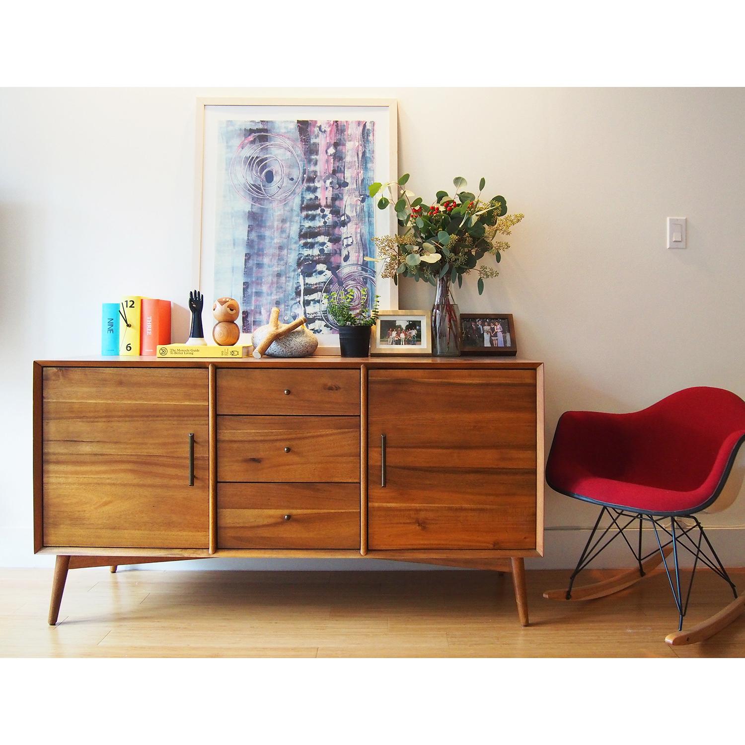 West Elm Mid-Century Buffet in Acorn - image-1