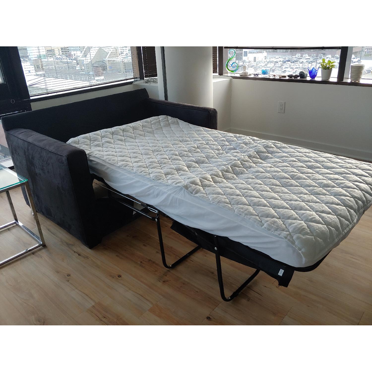 Crate & Barrel Davis Twin Sleeper Loveseat - image-2