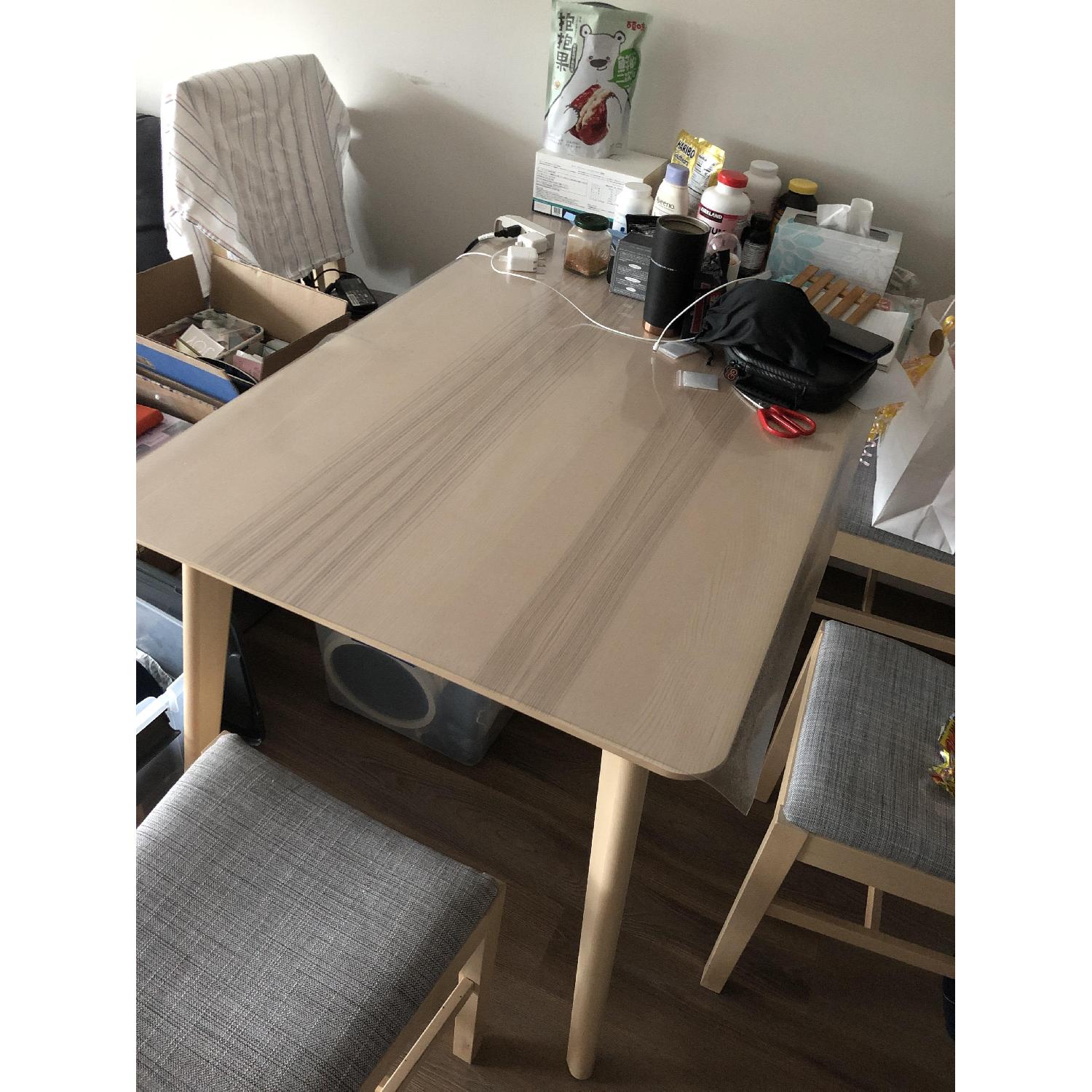 Ikea Lisabo Dining Table w/ 4 Norrnas Chairs AptDeco