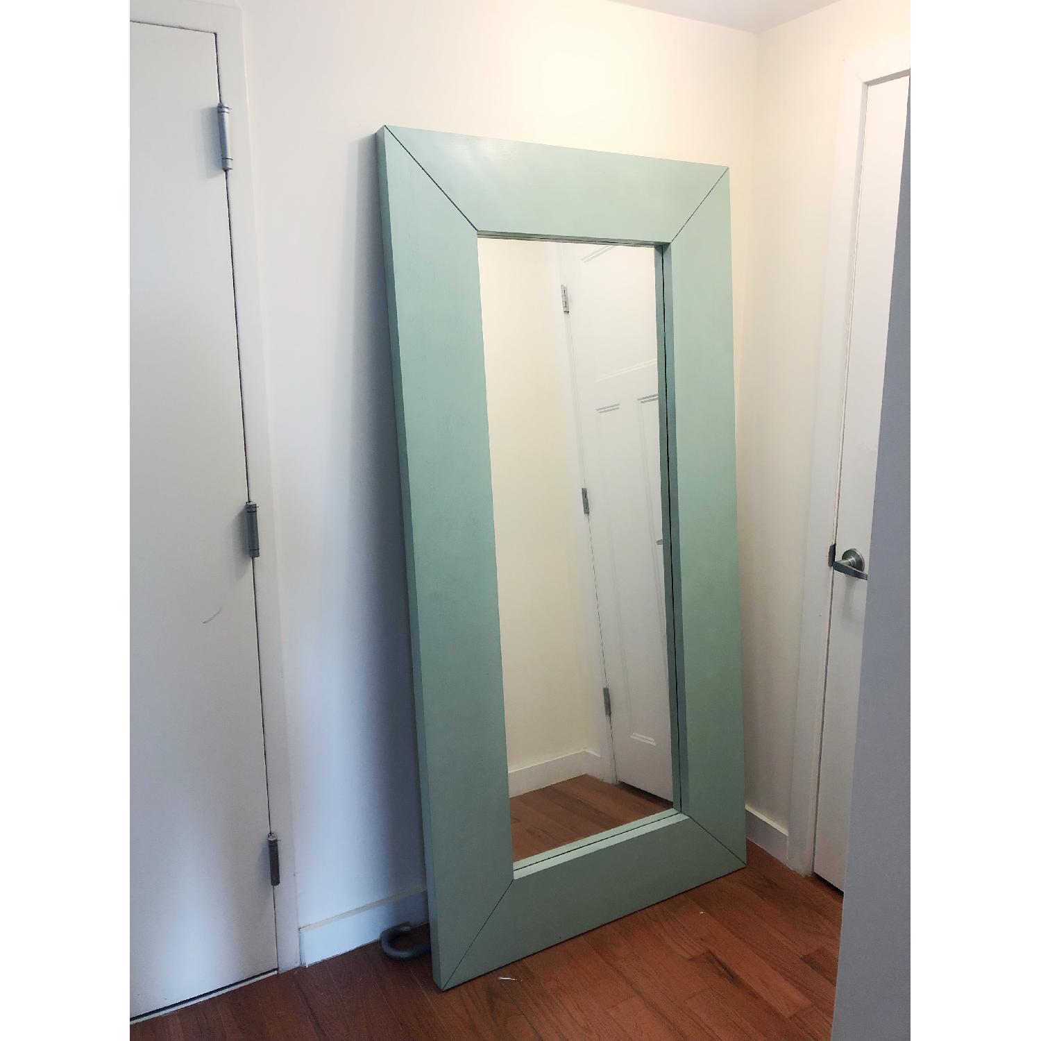 Ikea Full Length Wooden Mirror AptDeco